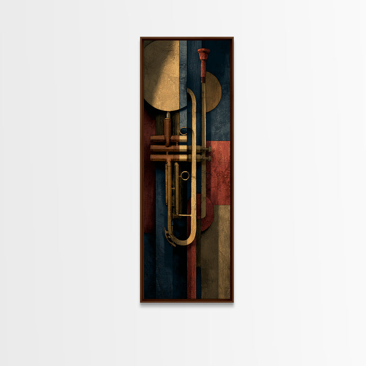 Album Cover Abstract Without Readable Text Canvas Print, Recording Studio Art, Unique Home Decor, Studio Decor, Abstract Art, RSA-1x3-10