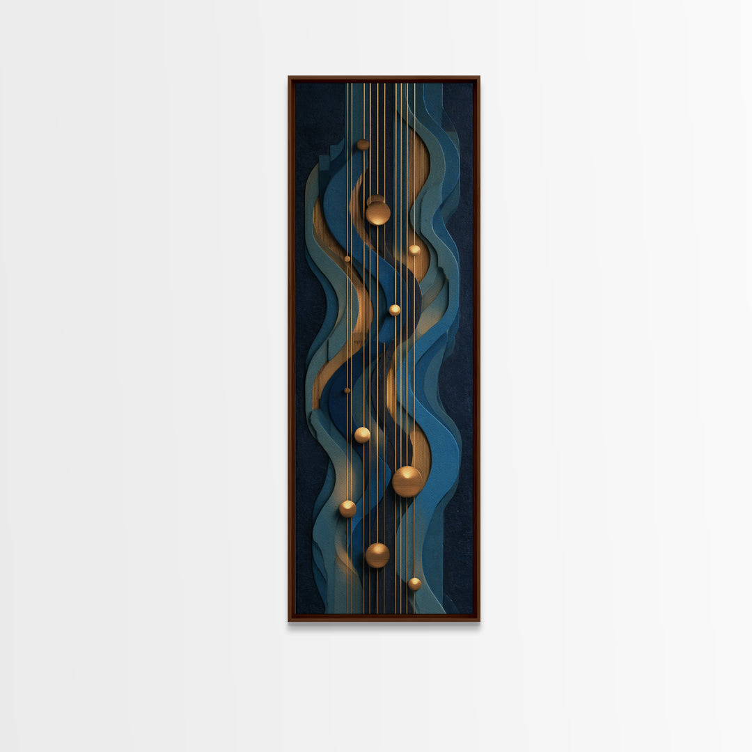 Sound Booth Foam Pattern Transformed into Design Canvas Print, Recording Studio Art, Music Room Decor, Studio Decor, Analog, RSA-1x3-12