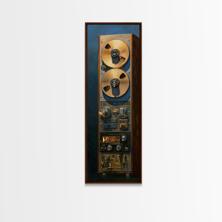 Reel to Reel Tape Machine Canvas Print, Recording Studio Art, Music Studio, Studio Decor, Fine Art, Analog, Modern Decor, RSA-1x3-38