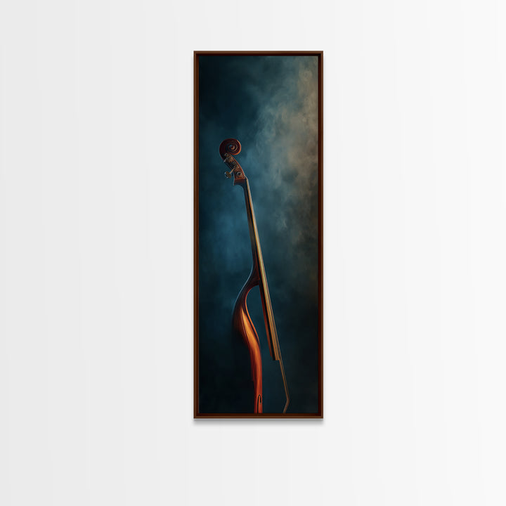 Cello Curve Closeup Canvas Print, Recording Studio Art, Contemporary Art, Studio Decor, Fine Art, Analog, Digital Download Art, RSA-1x3-56