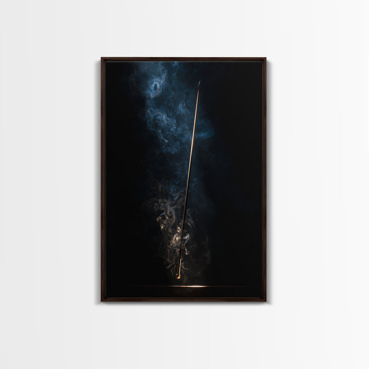 Conductor Baton and Sheet Shapes Without Text Framed Canvas Print, Recording Studio Art, Home Decor, Studio Decor, Analog, RSA-2x3-2