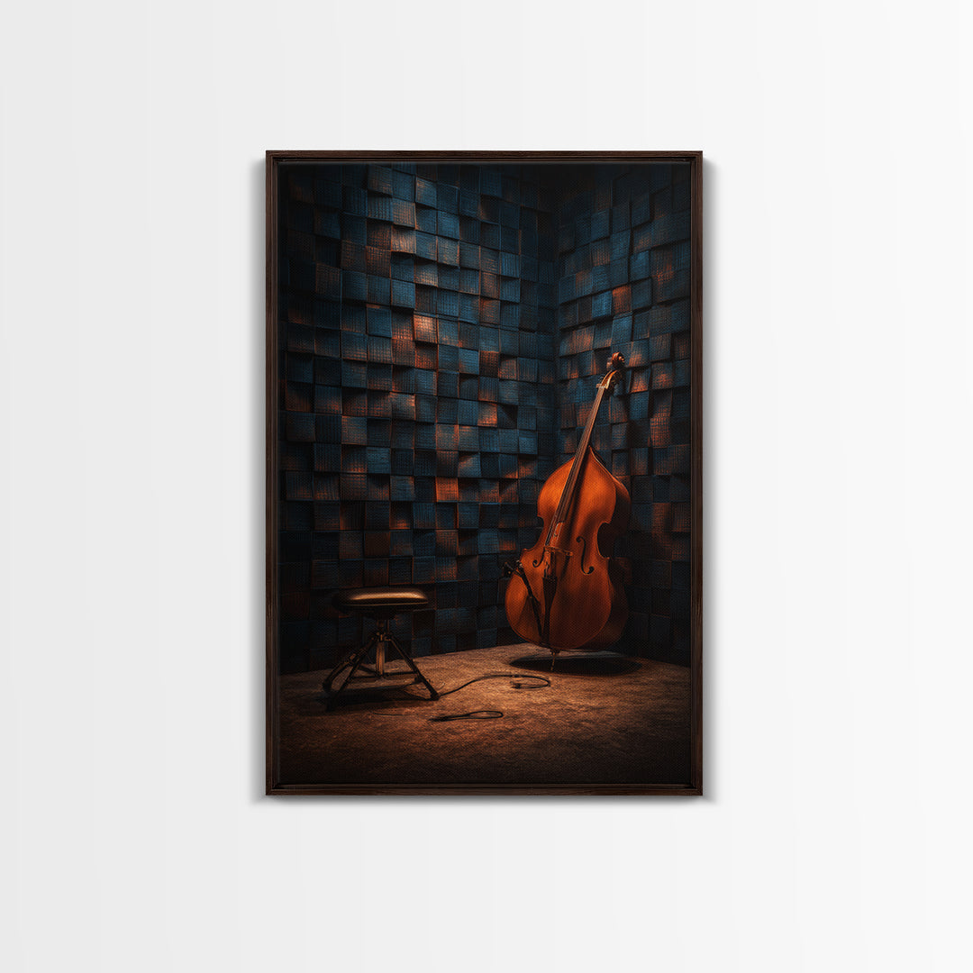 Sound Booth Foam Pattern Transformed into Design Canvas Print, Recording Studio Art, Fine Art Print, Studio Decor, Analog, RSA-2x3-80