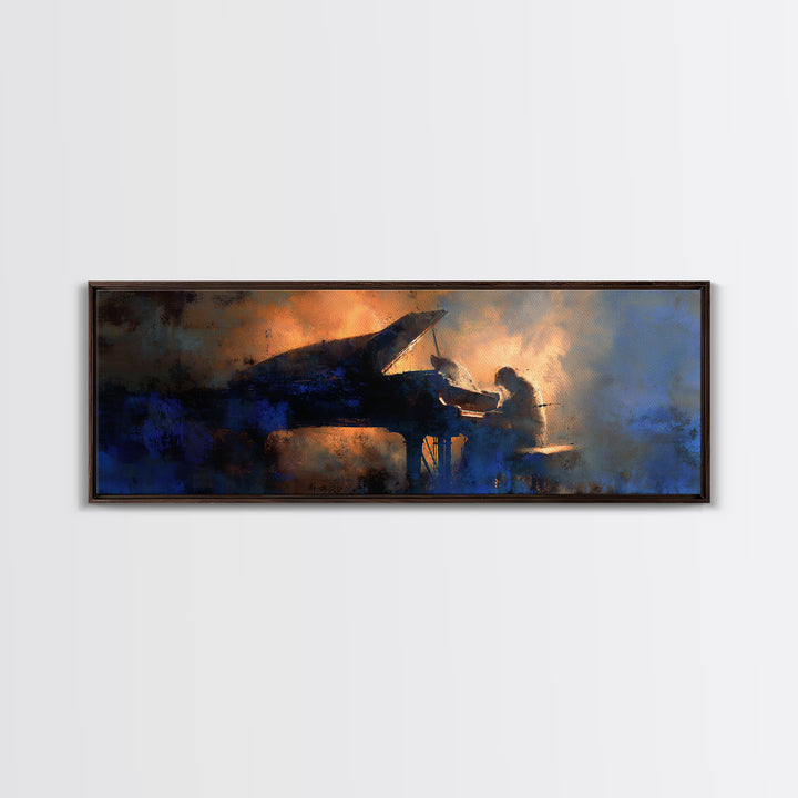 Album Cover Abstract Without Readable Text Canvas Print, Recording Studio Art, Music Wall Decor, Studio Decor, Abstract Art, RSA-3x1-14