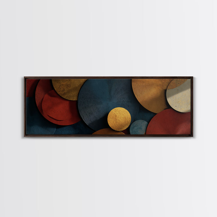 Vinyl Groove Closeup as Circular Abstract Canvas Print, Recording Studio Art, Music Decor, Studio Decor, Abstract Art, Analog, RSA-3x1-54