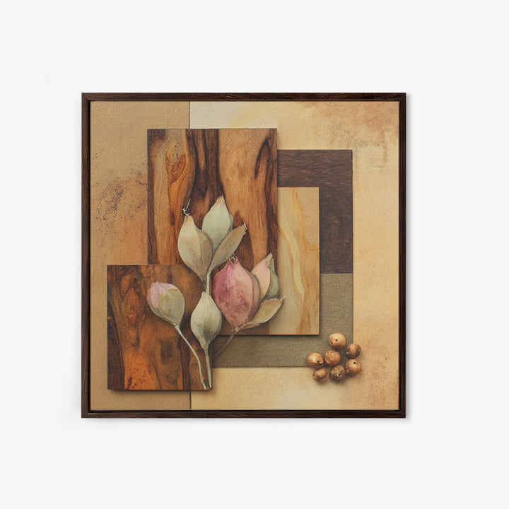 Wood Grain Abstract Framed Canvas Print, Rustic Art, Wood Wall Art, Farmhouse Decor, Abstract Art, Rustic, Eclectic Wall Art, RUS-1x1-56