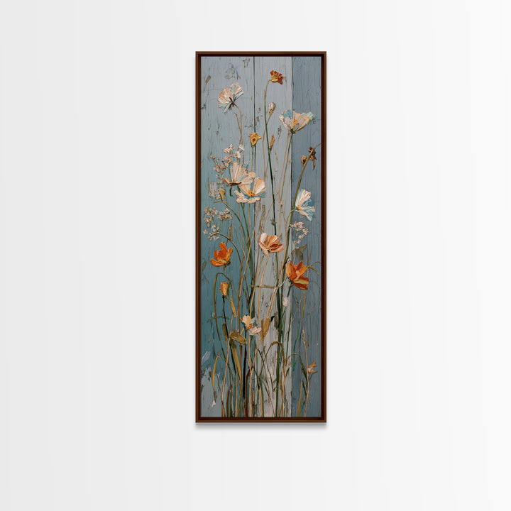 Campfire under a Starry Sky Framed Canvas Print, Rustic Art, Downloadable Art, Farmhouse Decor, Fine Art, Rustic, RUS-1x3-46