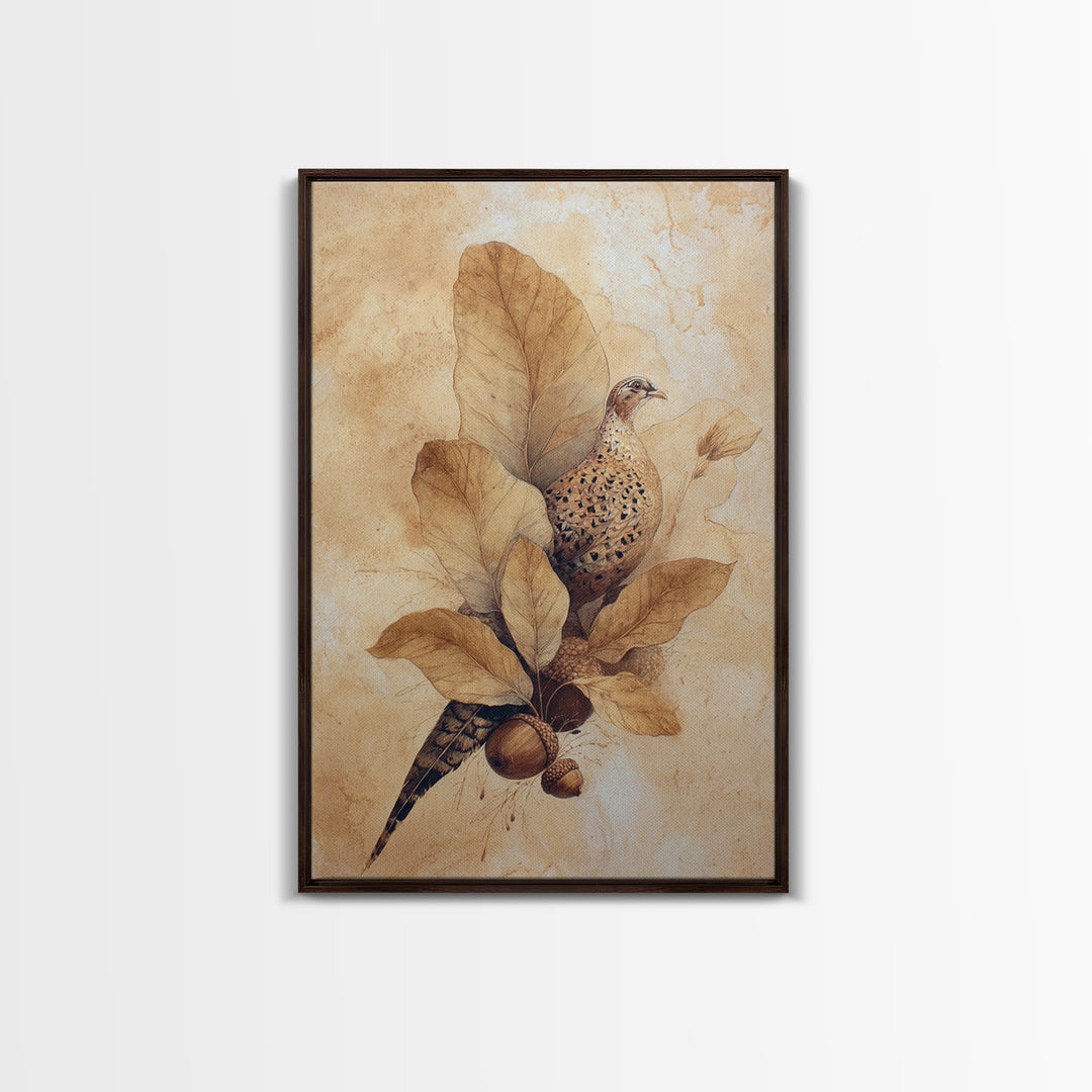 Rusty Horseshoe and Rope Composition Framed Canvas Print, Rustic Art, Contemporary Art, Farmhouse Decor, Oil Painting, Rustic, RUS-2x3-21