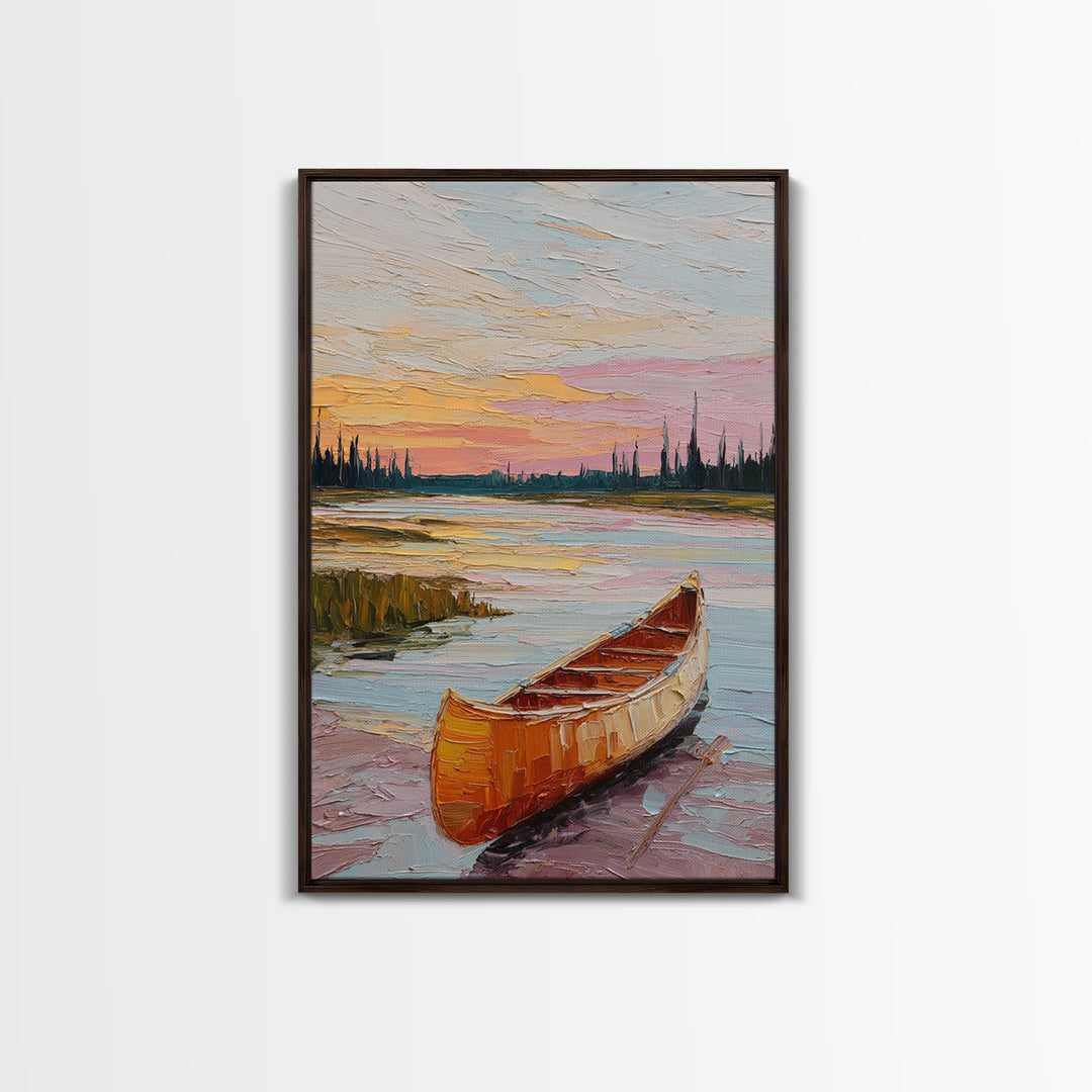 Wood Grain Abstract Framed Canvas Print, Rustic Art, Room Decor, Farmhouse Decor, Abstract Art, Rustic, Oil Painting, RUS-2x3-64