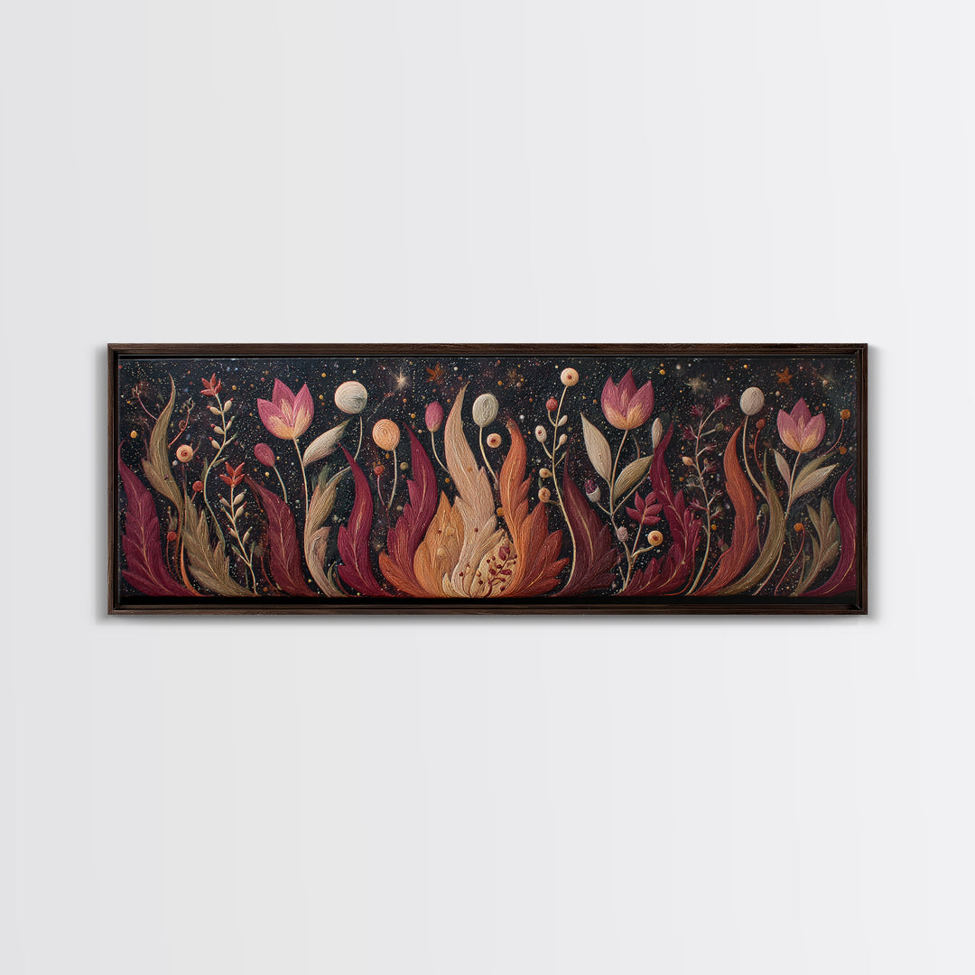 Rusty Horseshoe and Rope Composition Framed Canvas Print, Rustic Art, Modern Art, Farmhouse Decor, Rustic, Neutral Decor, RUS-3x1-53