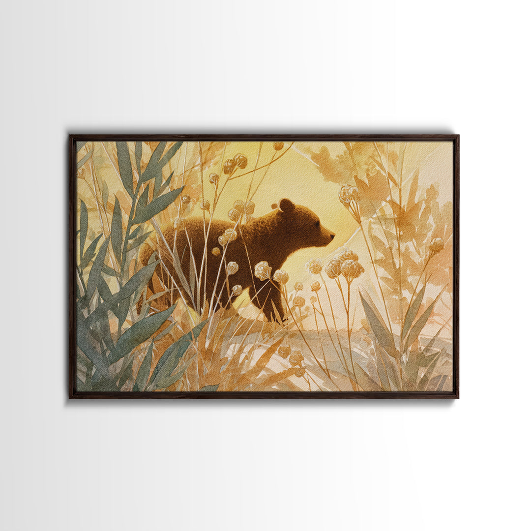 Buffalo Portrait with Western Texture Canvas Print, Rustic Art, Wood Wall Art, Farmhouse Decor, Rustic, Eclectic Wall Art, RUS-3x2-26