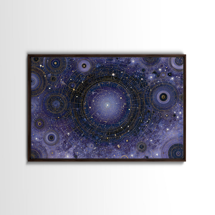 Distant Star Cluster Canvas Print, Space Art, Minimalist Decor, Spa Decor, Fine Art, Serenity, Digital Art, Printable Wall Art, SAR-3x2-48