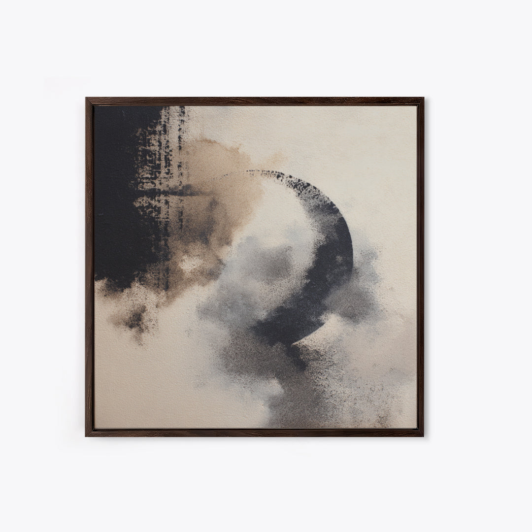 Scandinavian Textile Pattern Framed Canvas Print, Scandinavian Art, Textured Painting, Living Room Decor, Fine Art, Nordic, SCA-1x1-40