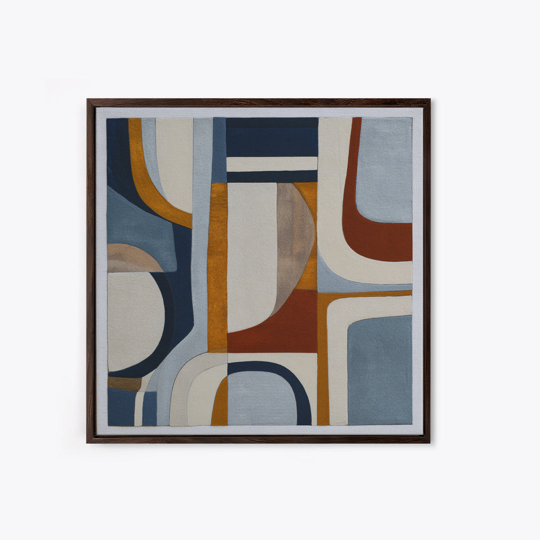 Soft Wool Texture Abstract Canvas Print, Scandinavian Art, Minimalist Decor, Living Room Decor, Abstract Art, Nordic, SCA-1x1-91