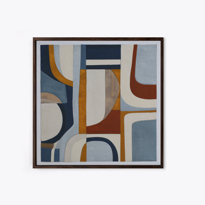 Soft Wool Texture Abstract Canvas Print, Scandinavian Art, Minimalist Decor, Living Room Decor, Abstract Art, Nordic, SCA-1x1-91