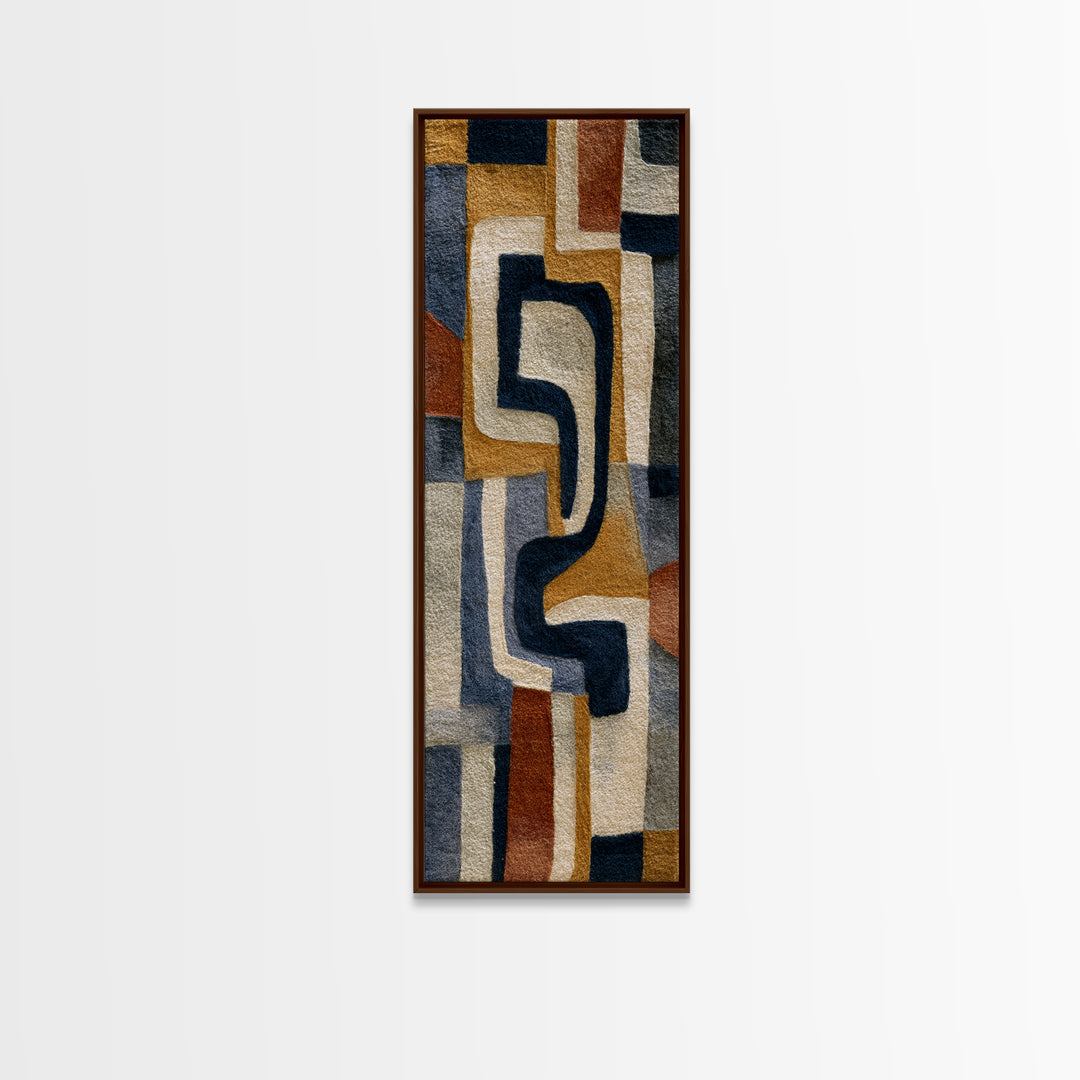 Soft Wool Texture Abstract Canvas Print, Scandinavian Art, Boho Wall Art, Living Room Decor, Abstract Art, Nordic, Modern Decor, SCA-1x3-7