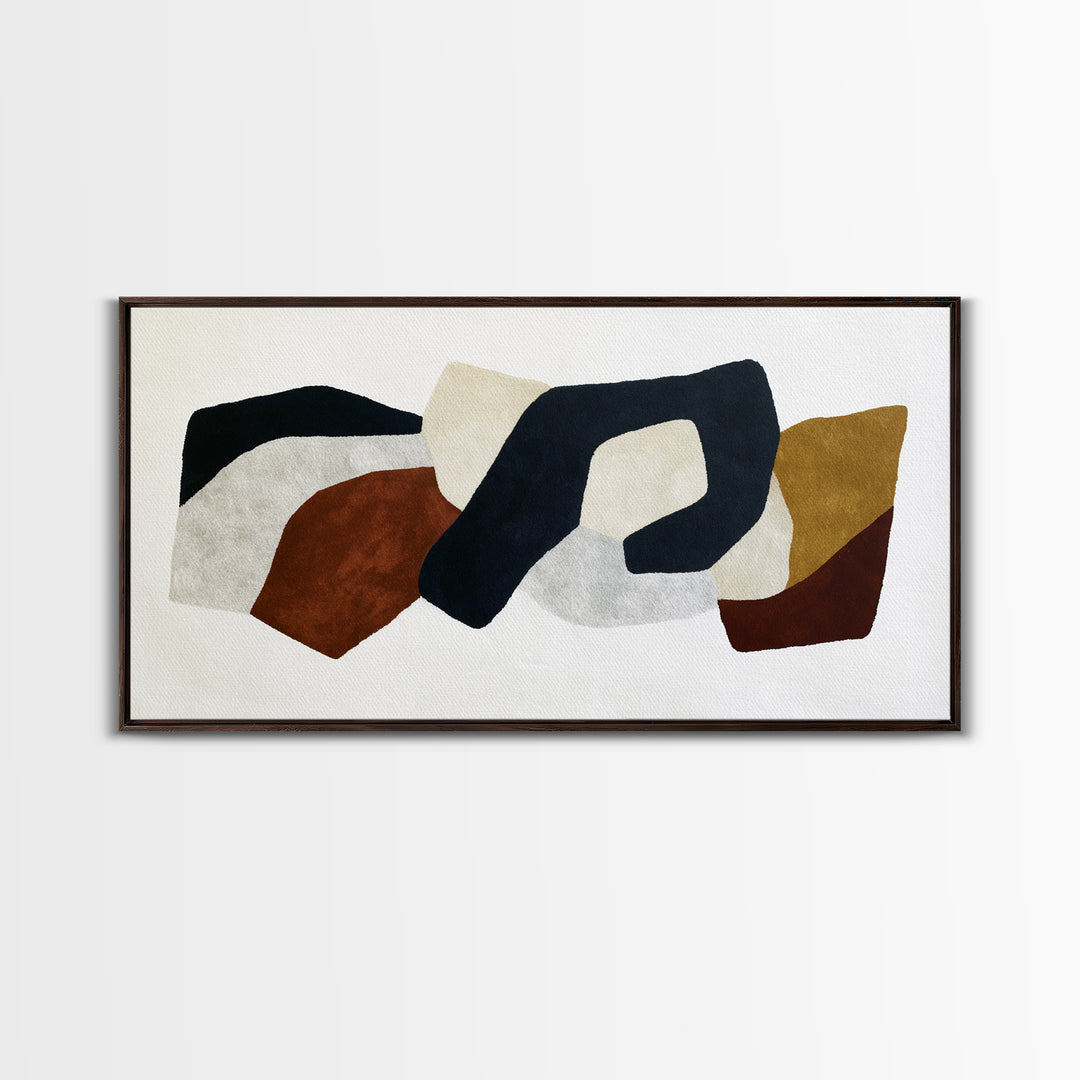 Soft Wool Texture Abstract Canvas Print, Scandinavian Art, Wall Art Print, Living Room Decor, Abstract Art, Nordic, SCA-2x1-63