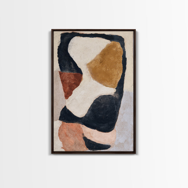 Soft Wool Texture Abstract Framed Canvas Print, Scandinavian Art, Living Room Decor, Fine Art, Nordic, Gallery Decor, SCA-2x3-51