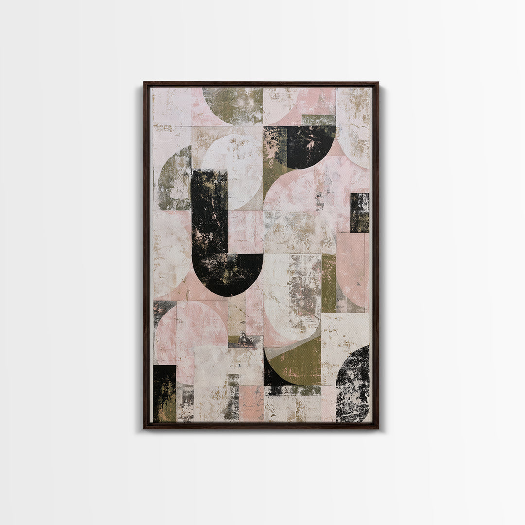 Snowy Nordic Forest Canvas Print, Scandinavian Art, Modern Art, Living Room Decor, Fine Art, Nordic, Contemporary Art, SCA-2x3-81
