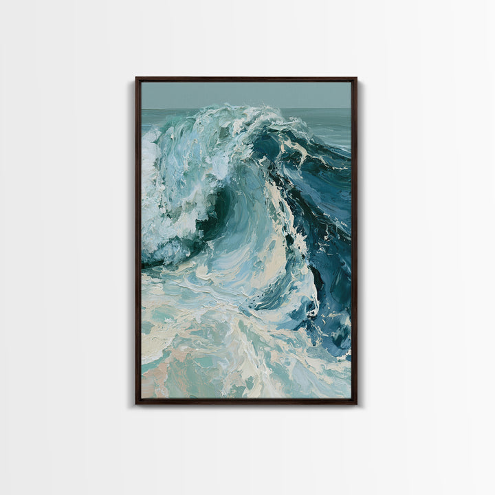 Wild Atlantic Wave Canvas Print, Seascape Art, Original Painting, Coastal Decor, Fine Art, Seascape, Living Room Decor, SEA-2x3-49