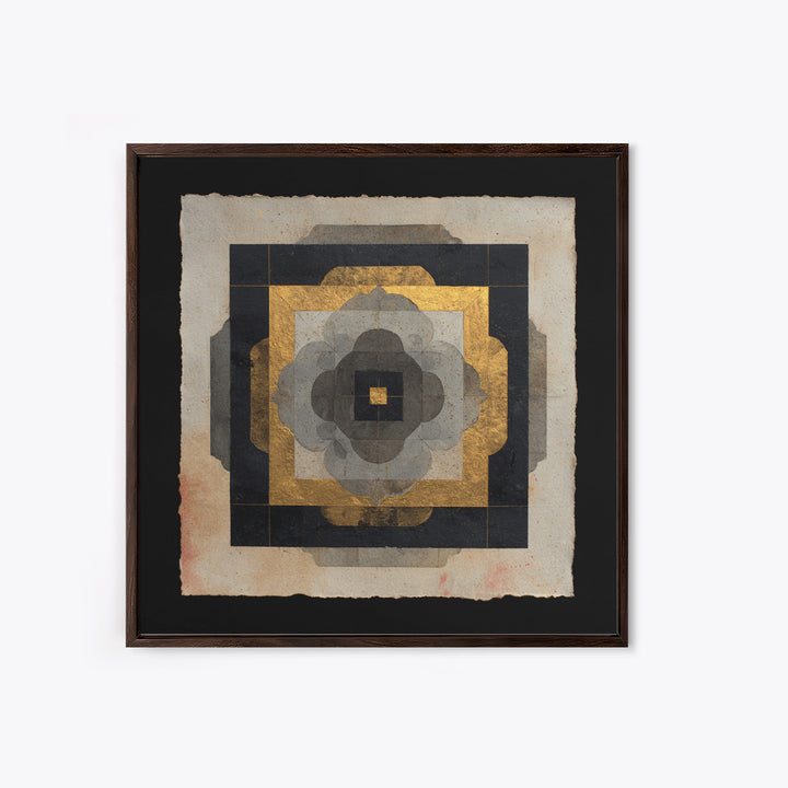 Metatron Cube with Celestial Background Canvas Print, Sacred Geometry Art, Canvas Wall Art, Living Room Decor, Abstract Art, SGA-1x1-3