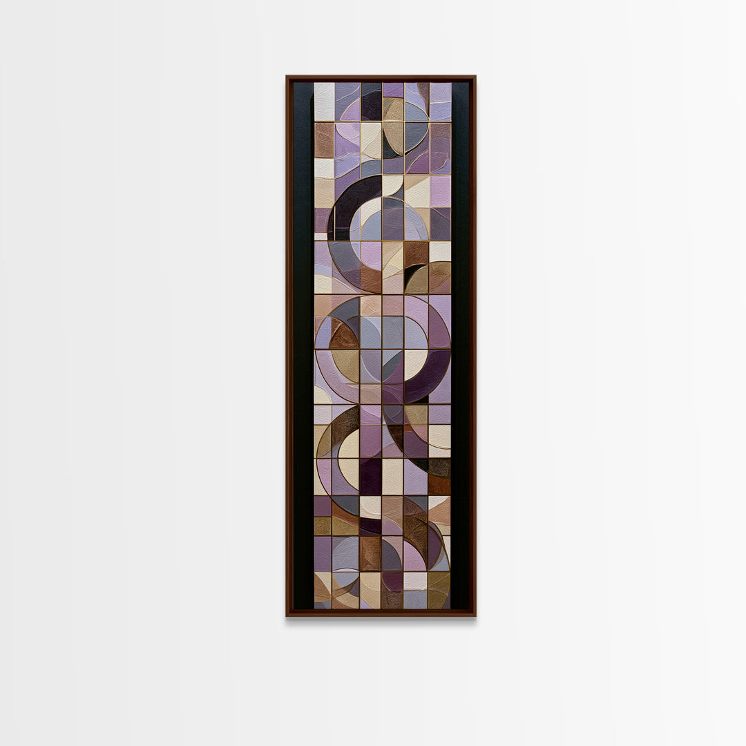 Crystal Grid Pattern Canvas Print, Sacred Geometry Art, Digital Download Art, Living Room Decor, Fine Art, Geometry, Home Decor, SGA-1x3-41