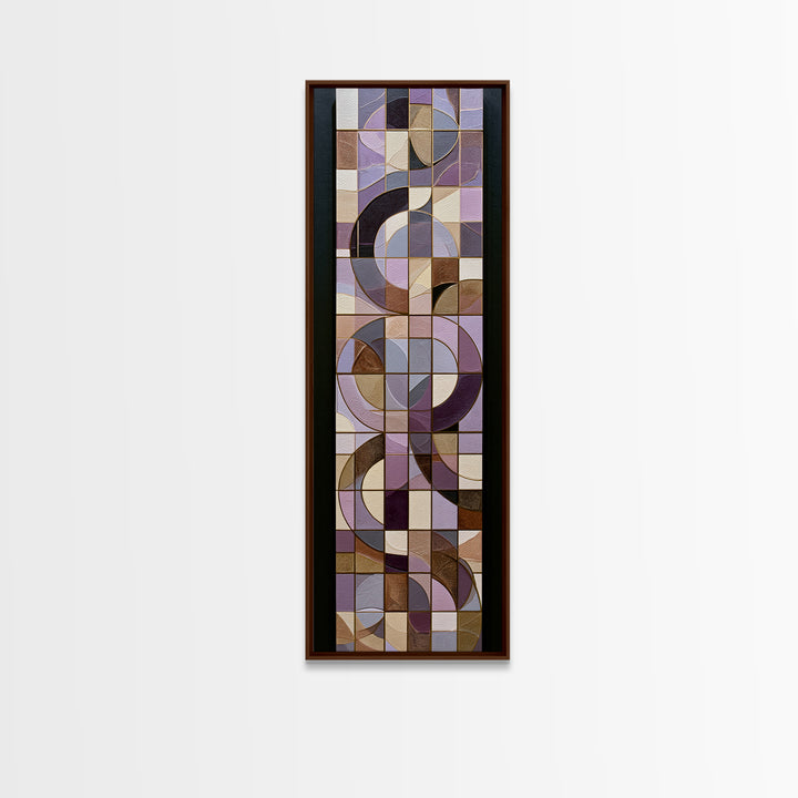 Crystal Grid Pattern Canvas Print, Sacred Geometry Art, Digital Download Art, Living Room Decor, Fine Art, Geometry, Home Decor, SGA-1x3-41