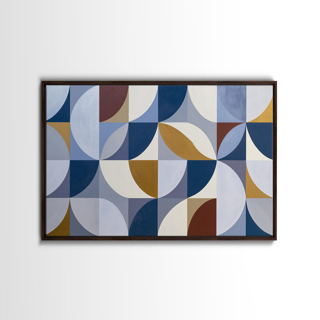 Crystal Grid Pattern Canvas Print, Sacred Geometry Art, Geometric Wall Art, Living Room Decor, Geometry, Neutral Decor, SGA-3x2-33