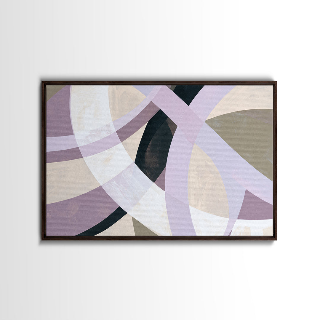 Crystal Grid Pattern Framed Canvas Print, Sacred Geometry Art, Boho Decor, Living Room Decor, Geometry, Spiritual Wall Art, SGA-3x2-9