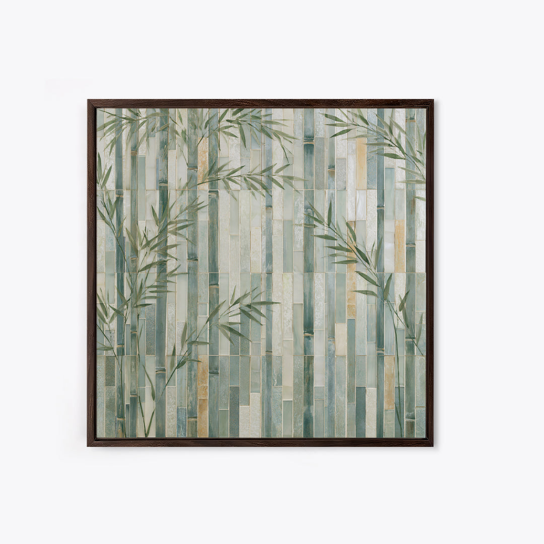 Misty Bamboo Forest Canvas Print, Spa Art, Fine Art Print, Spa Decor, Fine Art, Serenity, Wall Decor, Printable Wall Art, SPA-1x1-5