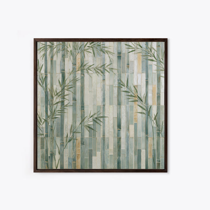 Misty Bamboo Forest Canvas Print, Spa Art, Fine Art Print, Spa Decor, Fine Art, Serenity, Wall Decor, Printable Wall Art, SPA-1x1-5