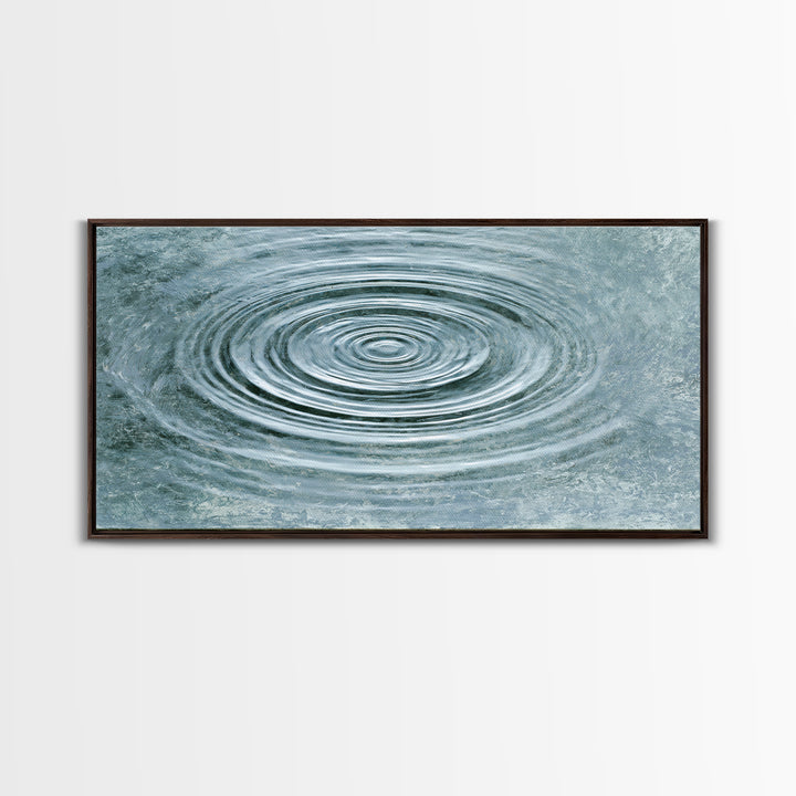 Abstract Water Ripples Canvas Print, Spa Art, Nature Prints, Spa Decor, Abstract Art, Serenity, Dog Groomer Gifts, Salon Decor, SPA-2x1-74