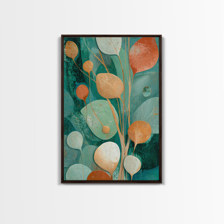 Soft Cloudscape in Cream and Sage Framed Canvas Print, Spa Art, Animal Art, Spa Decor, Fine Art, Serenity, Gallery Decor, SPA-2x3-93