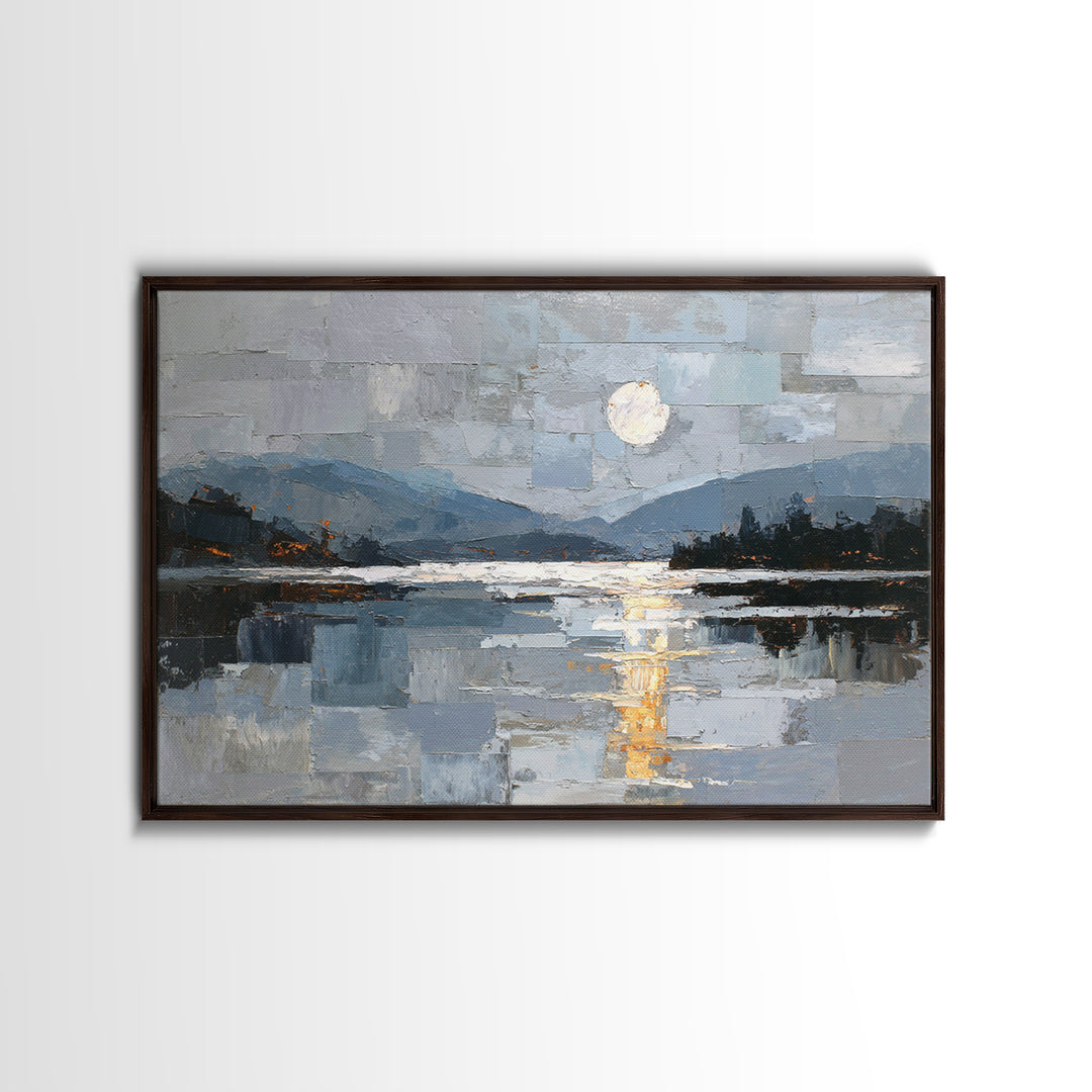 Minimal Zen Circle Brushstroke Canvas Print, Spa Art, Art, Spa Decor, Fine Art, Serenity, Abstract Print, Minimalist Art, SPA-3x2-84