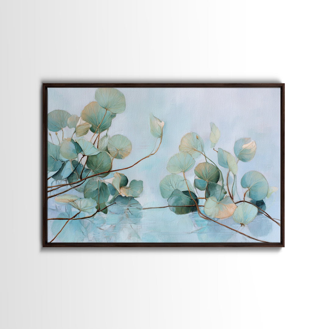 Pebble Texture Abstract Framed Canvas Print, Spa Art, Abstract Print, Spa Decor, Abstract Art, Serenity, Esthetician Decor, SPA-3x2-91