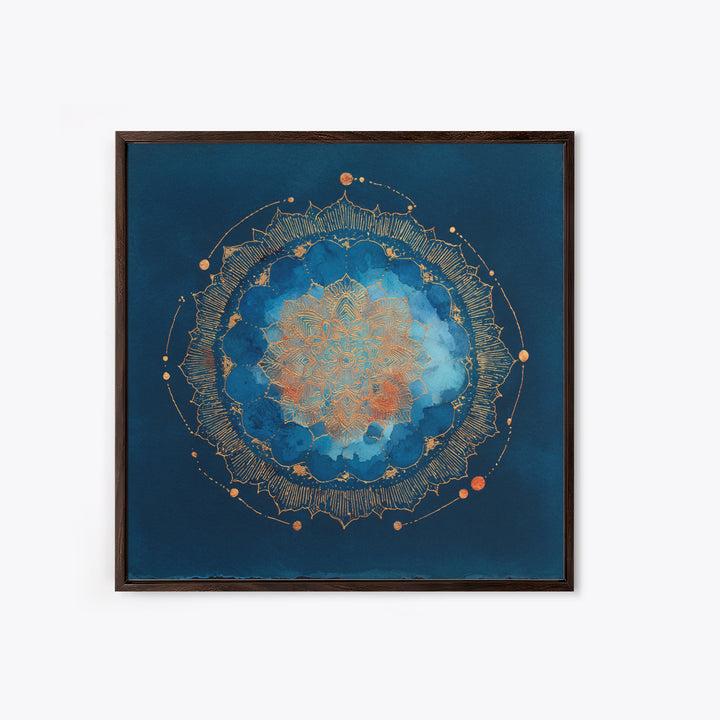 Ancient Temple Silhouette Canvas Print, Spiritual Art, Home Decor, Living Room Decor, Spirit, Wallart, Framed Wall Art, SPI-1x1-91