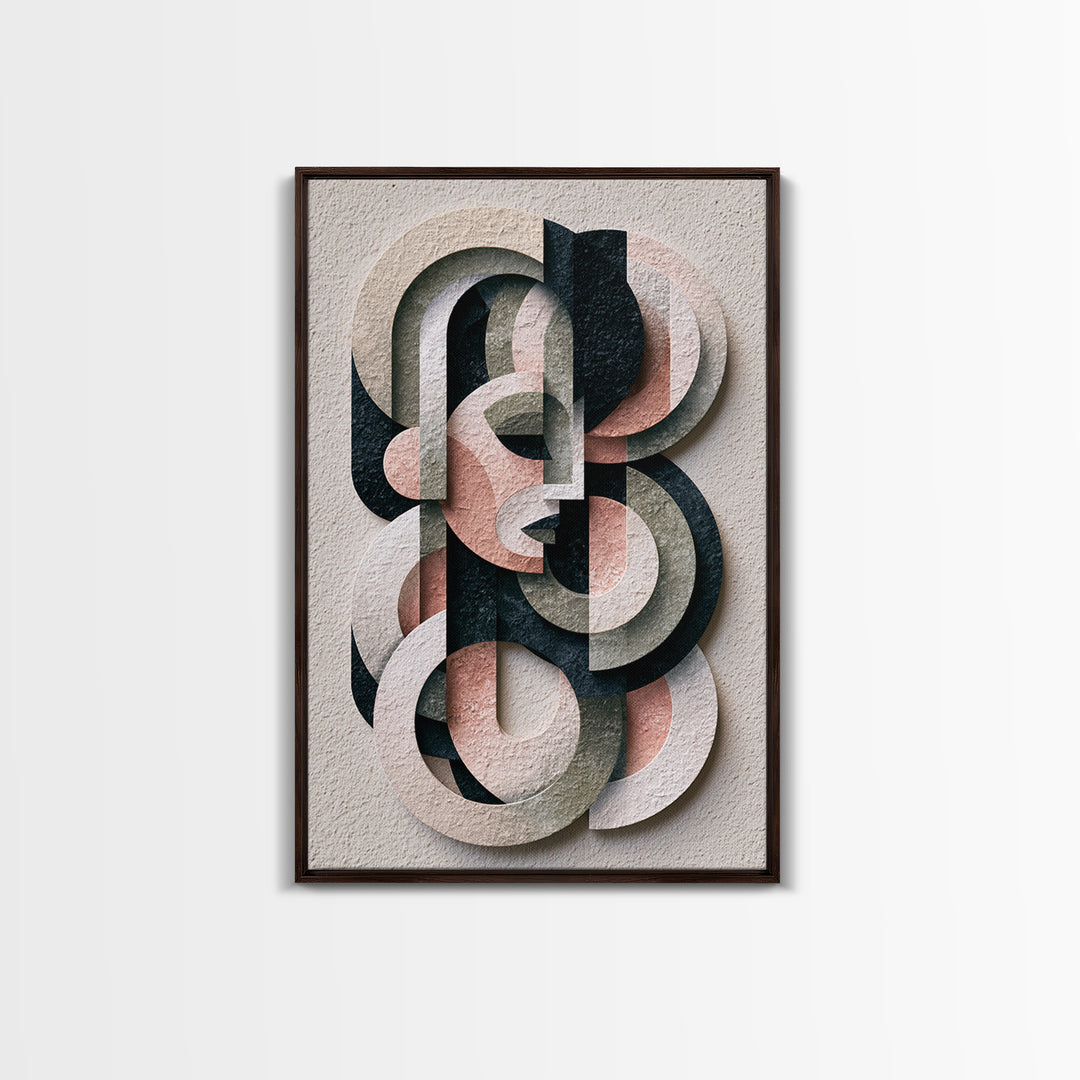Abstract Aura Portrait Canvas Print, Spiritual Art, Luxury Decor, Living Room Decor, Fine Art, Spirit, Digital Art, Printable, SPI-2x3-96