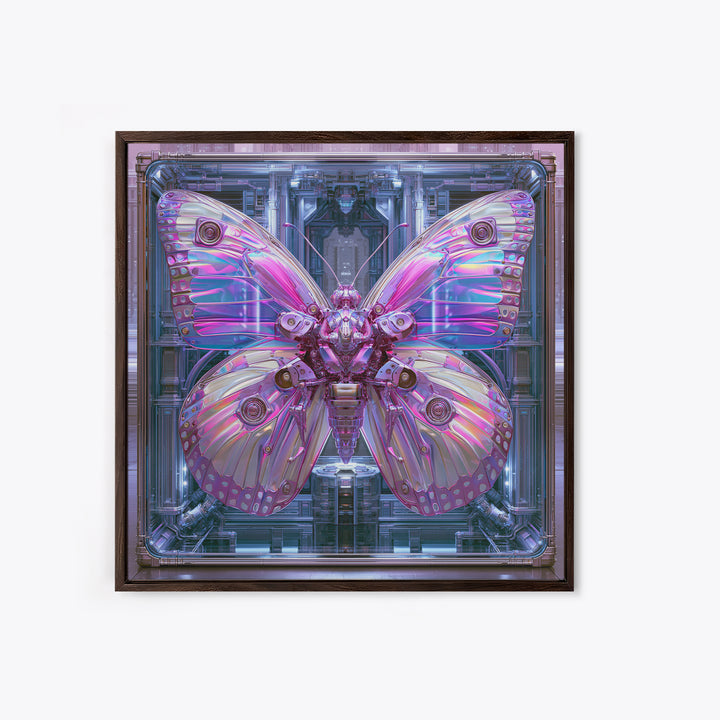 Mechanical Butterfly Specimen Canvas Print, Steampunk Art, Retro Decor, Living Room Decor, Fine Art, Mechanic, Luxury Decor, STE-1x1-14