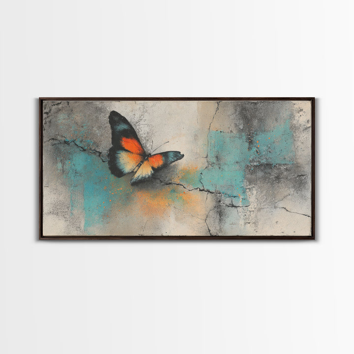 Wildstyle Arrows and Abstract Letter Forms Without Framed Canvas Print, Street Art, Painting, Living Room Decor, Urban, STR-2x1-37
