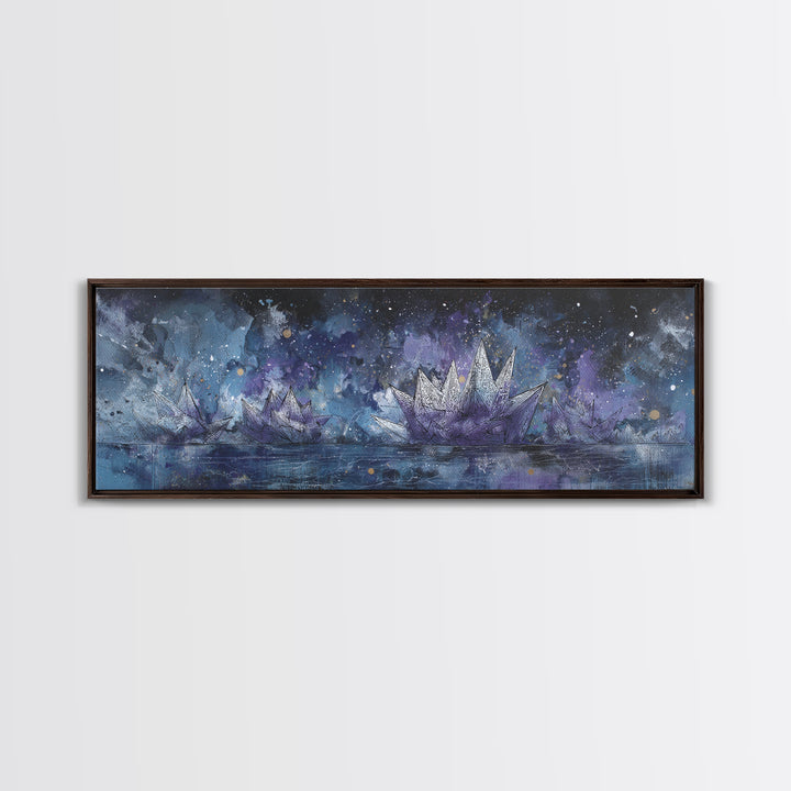 Wildstyle Arrows and Abstract Letter Forms Without Framed Canvas Print, Street Art, Contemporary Art, Living Room Decor, Urban, STR-3x1-57