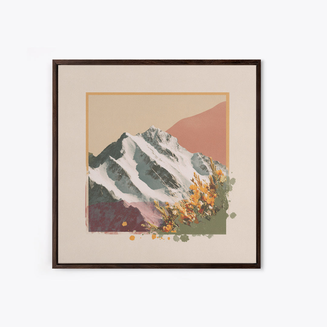 Retro Amalfi Coast Cliffs Canvas Print, Travel Poster(2), Map Print, Living Room Decor, Fine Art, Voyage, Boho Decor, TPO-1x1-26