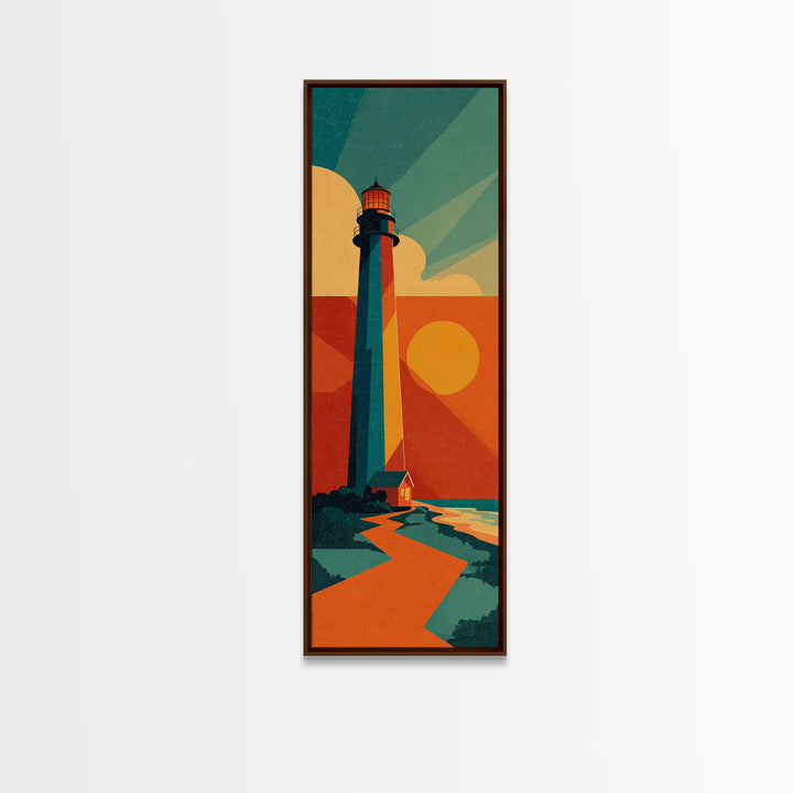 Cape Cod Lighthouse Summer Poster Canvas Print, Travel Poster(2), Downloadable Prints, Living Room Decor, Fine Art, Voyage, TPO-1x3-6