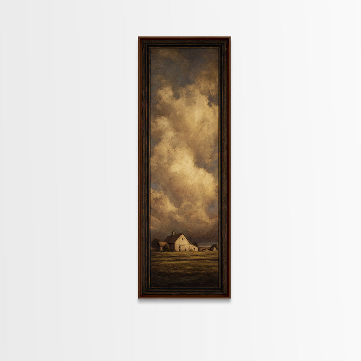 Barn and Farmland Canvas Print, Traditional Art, Living Room Decor, Fine Art, Classic, Dark Art, Pokemon Poster, Gallery Decor, TRA-1x3-11