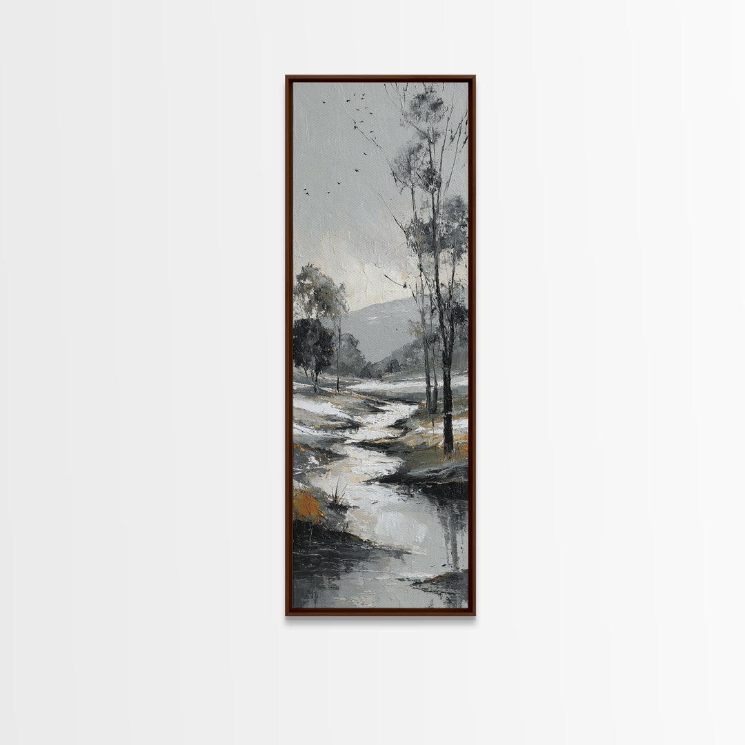 Elegant Nude Figure Study Framed Canvas Print, Traditional Art, Pokemon Poster, Living Room Decor, Fine Art, Classic, TRA-1x3-34
