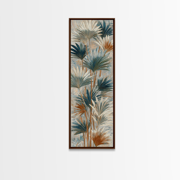 Tropical Fruit Market Arrangement Canvas Print, Tropical Art, Beach Print, Living Room Decor, Abstract Art, Tropic, TRO-1x3-51