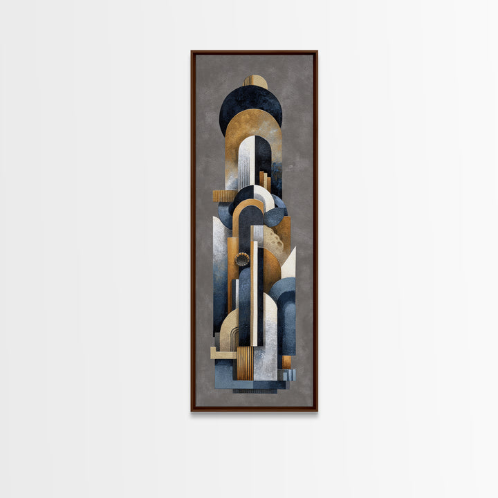 Old Theater Marquee Shapes Without Text Canvas Print, Urban Art, Textured Wall Art, Living Room Decor, Fine Art, Urban, URB-1x3-33