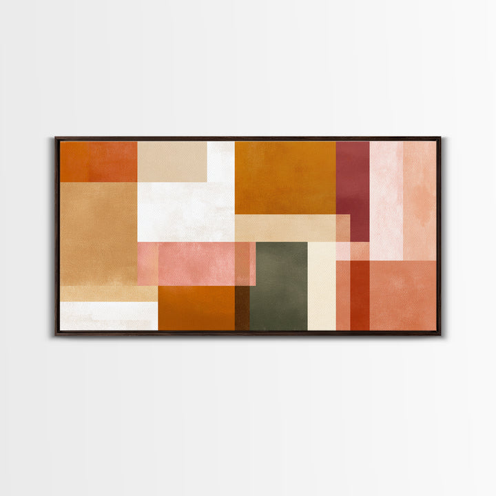 Old Theater Marquee Shapes Without Text Canvas Print, Urban Art, Contemporary Art, Living Room Decor, Abstract Art, Urban, URB-2x1-41