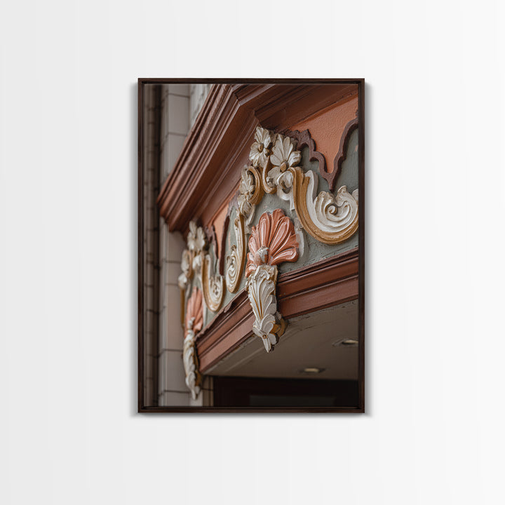Old Theater Marquee Shapes Without Text Canvas Print, Urban Art, Living Room Decor, Abstract Art, Urban, Printable Art, URB-2x3-29