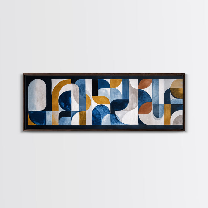 High Rise Window Grid Abstract Canvas Print, Urban Art, Art Print, Living Room Decor, Fine Art, Urban, Oil Painting, Art Deco, URB-3x1-35