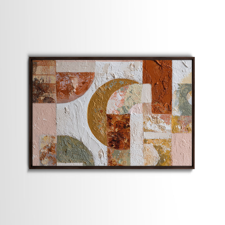 Old Theater Marquee Shapes Without Text Canvas Print, Urban Art, Digital Print, Living Room Decor, Abstract Art, Urban, URB-3x2-1