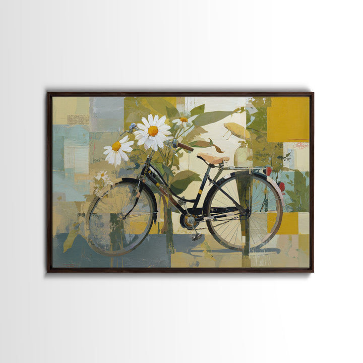 City Park Tree Framed by Buildings Framed Canvas Print, Urban Art, Modern Wall Art, Living Room Decor, Fine Art, Urban, URB-3x2-46